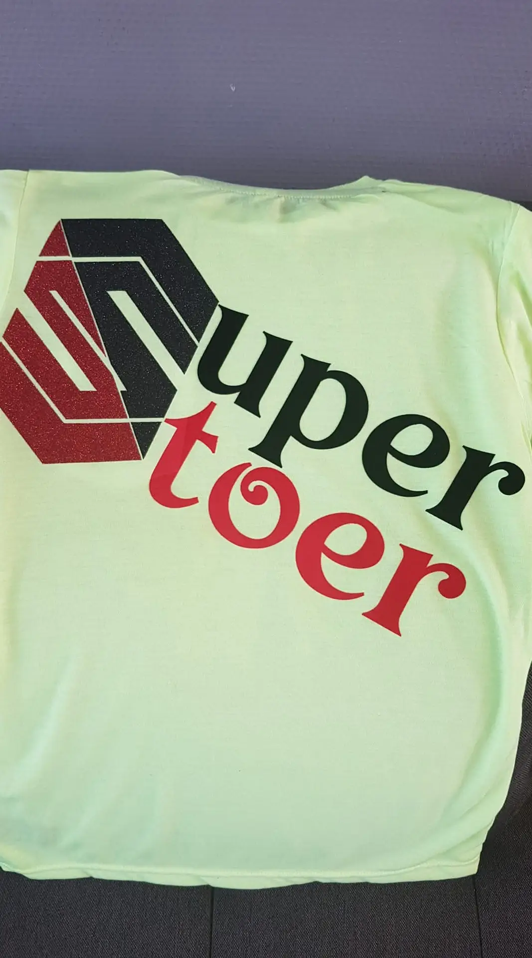 Zelfontworpen InnerHeld T-shirt met de tekst Superstoer